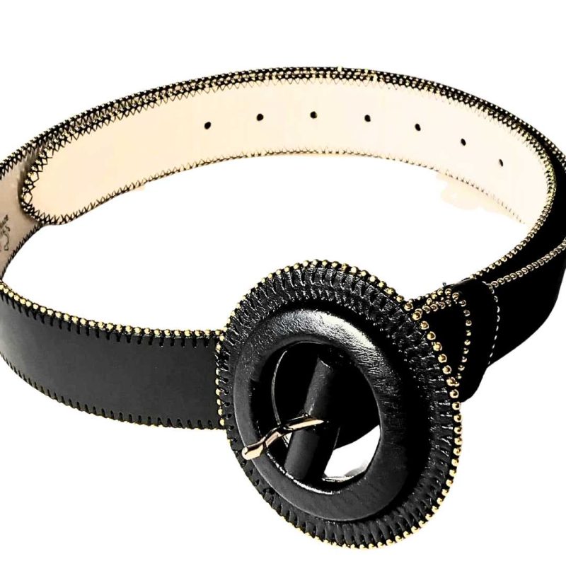 Cereza Dulce UK Alta Moda Womens Fashion Belt round buckle 3